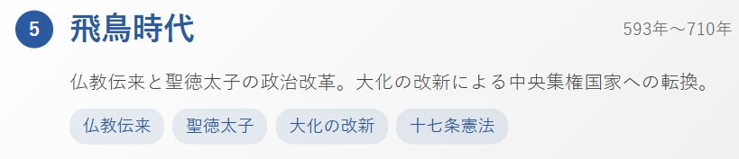 【要点】飛鳥時代