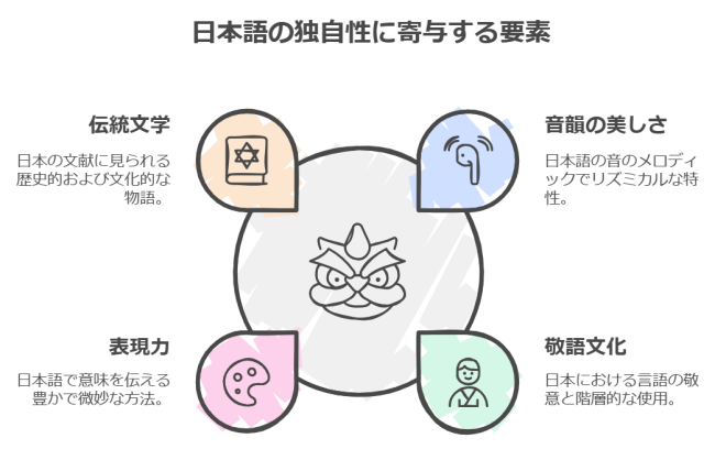 日本語の特徴図解