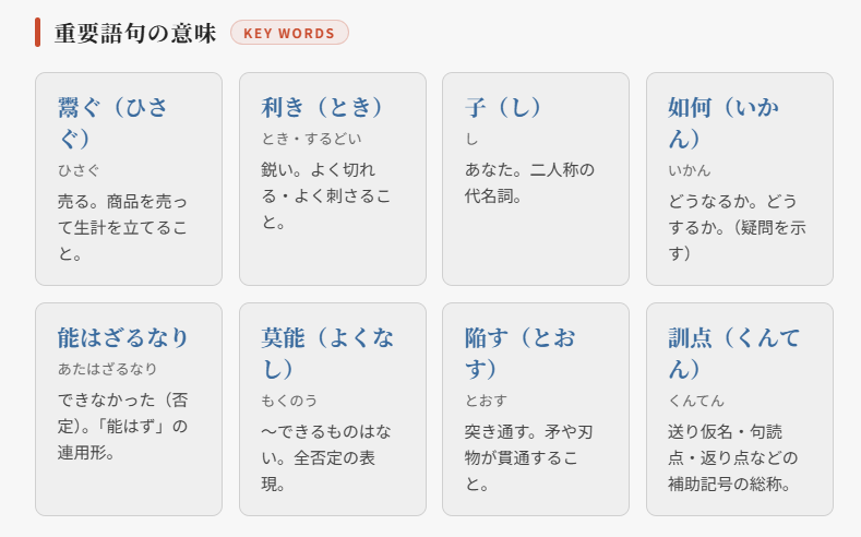 今に生きる言葉のポイント④