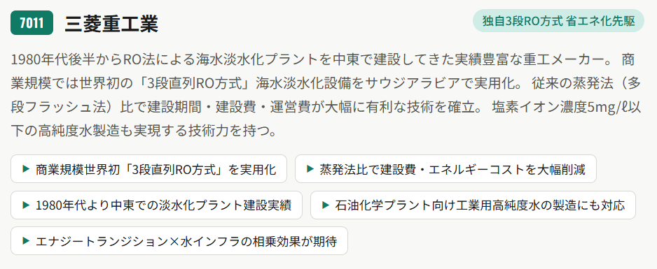 三菱重工業(7011)